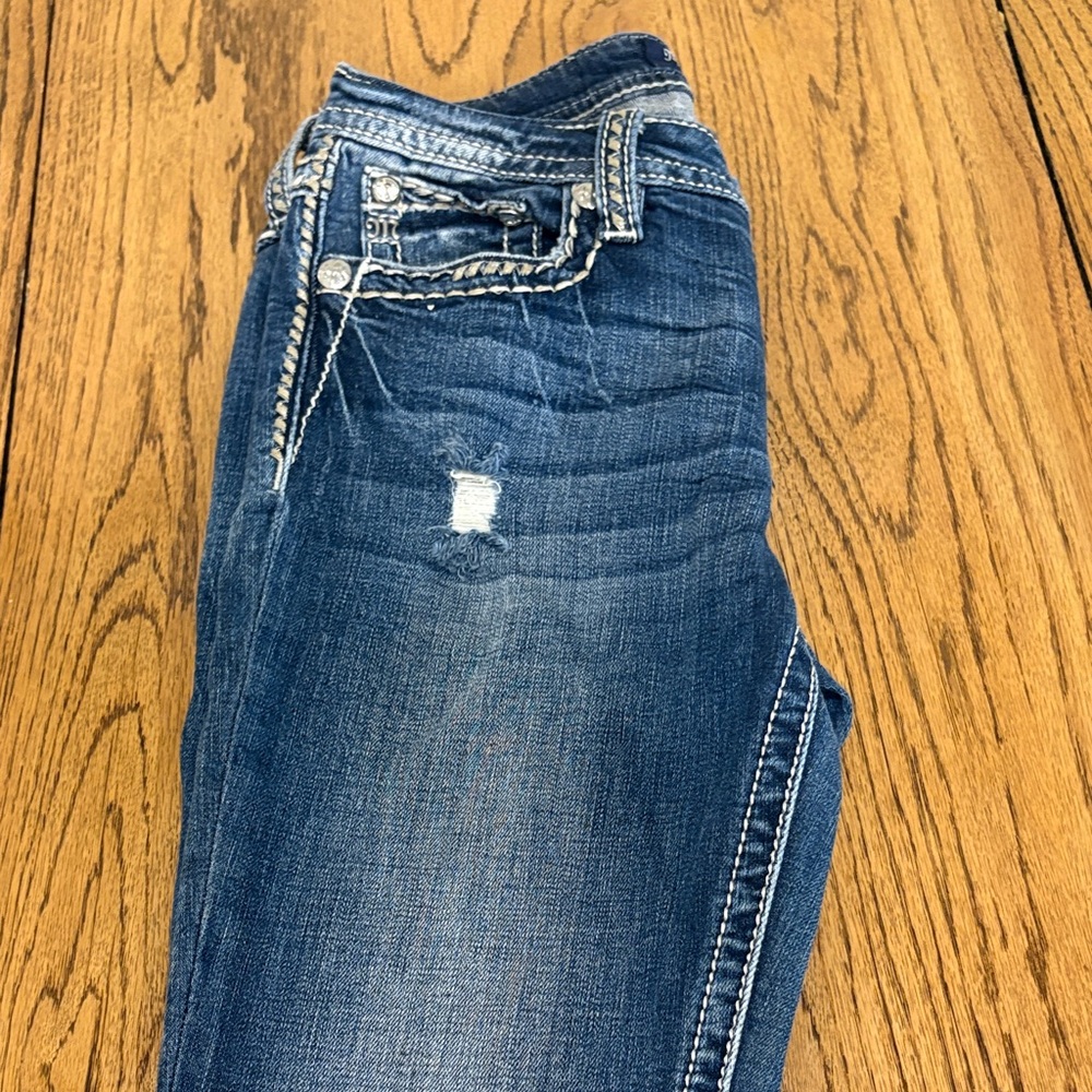 Miss Me Classic Stitch Bootcut Jeans - Picture 7 of 8
